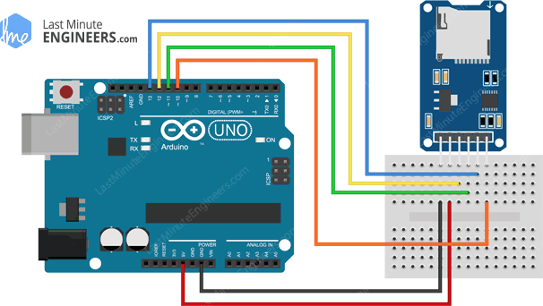 Interfacing Micro SD Card Module with Arduino