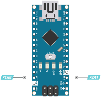 Arduino Nano Pinout Reference