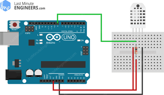 Interfacing DHT11 and DHT22 Sensors with Arduino