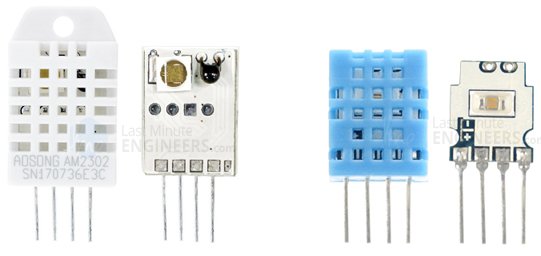 Interfacing DHT11 and DHT22 Sensors with Arduino