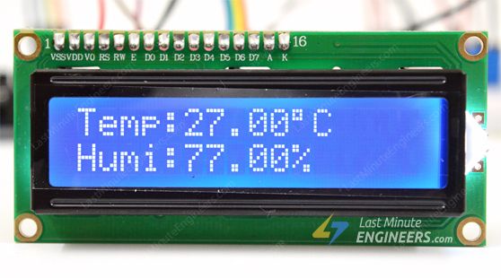 Interface DHT11 Module With Arduino