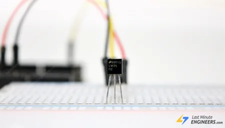 Подключение датчика температуры LM35 к Arduino