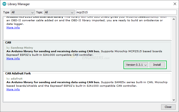 Create Your Own CAN Network With MCP2515 Modules and Arduino