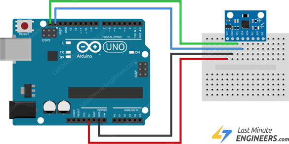 Interface MPU6050 Accelerometer and Gyroscope Sensor with Arduino
