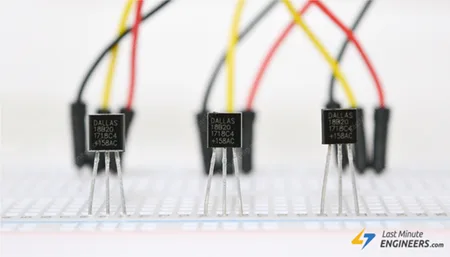 Подключение нескольких цифровых датчиков температуры DS18B20 к Arduino