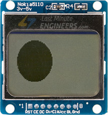 Подключение графического LCD-дисплея Nokia 5110 к Arduino