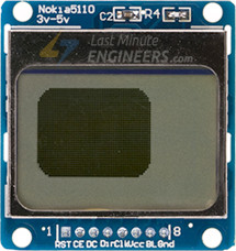 Подключение графического LCD-дисплея Nokia 5110 к Arduino