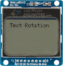 Подключение графического LCD-дисплея Nokia 5110 к Arduino