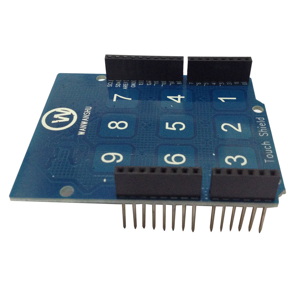 Capacitive touchpad shield
