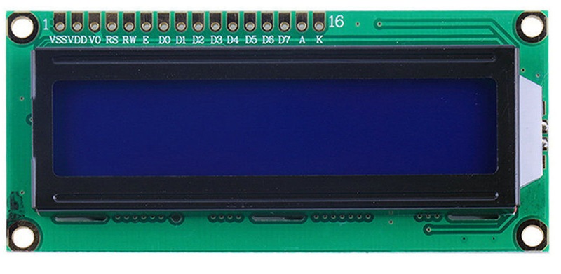 Символьный LCD дисплей 16x2 для Arduino