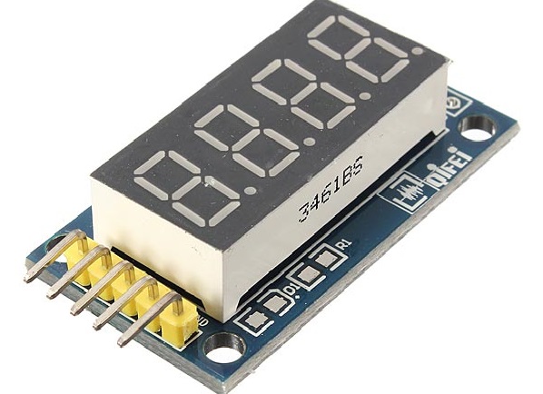 4-разрядный 7-сегментный LED индикатор для Arduino