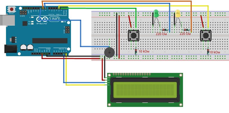 Подключение ЖК-дисплея