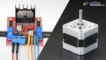 Управление шаговым двигателем с помощью драйвера L298N и Arduino