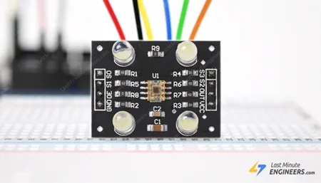 Подключение датчика цвета TCS230/TCS3200 к Arduino