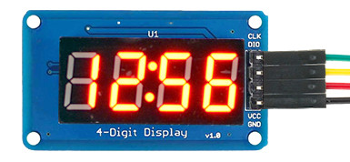 Подключение 4-разрядного 7-сегментного дисплея TM1637 к Arduino