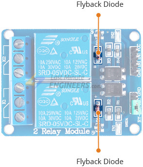 Подключение двухканального релейного модуля к Arduino