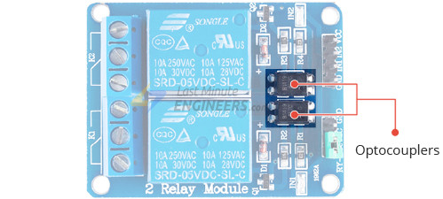 Подключение двухканального релейного модуля к Arduino