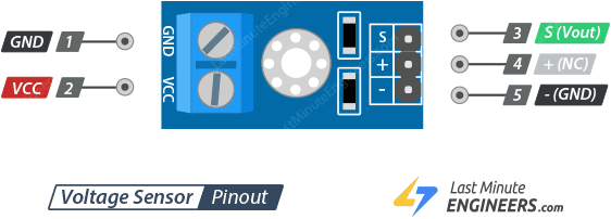 Подключение датчика напряжения к Arduino