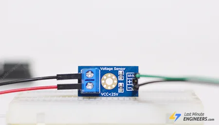 Подключение датчика напряжения к Arduino