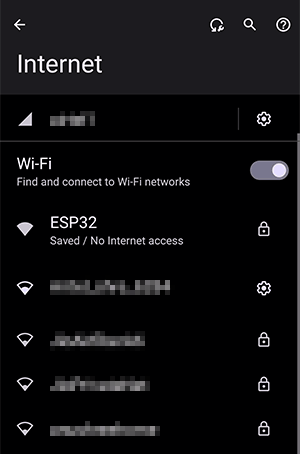 Подключение к точке доступа ESP32