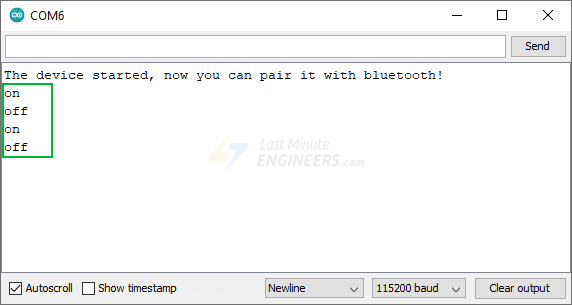 Вывод ESP32 Bluetooth Classic — скриншот 3