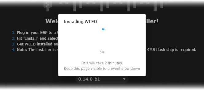 Установка WLED