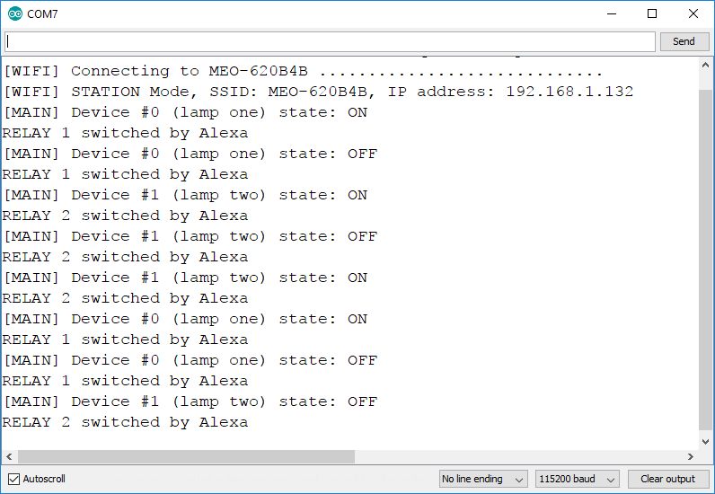 Вывод Serial Monitor