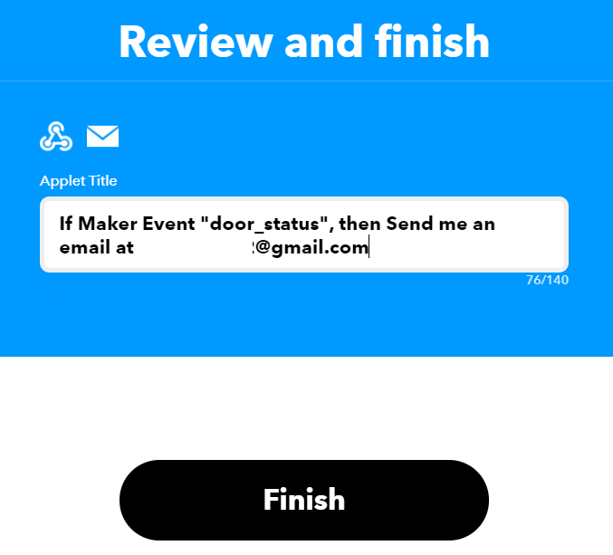 IFTTT Создание апплета - обзор и завершение