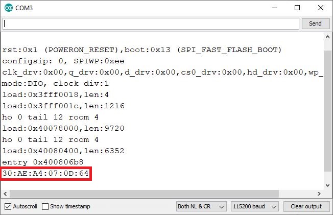 ESP-NOW ESP32 получение MAC-адреса платы