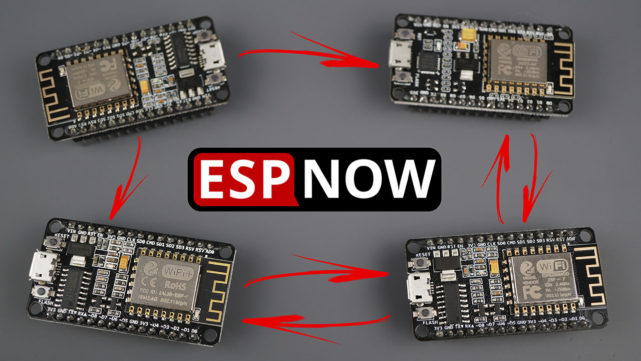 Начало работы с ESP-NOW ESP8266 NodeMCU с Arduino IDE