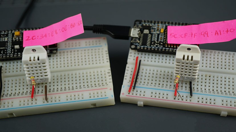 ESP-NOW ESP8266 NodeMCU обмен показаниями датчиков Arduino IDE