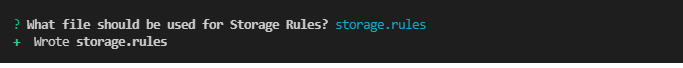 Настройка правил Firebase Storage