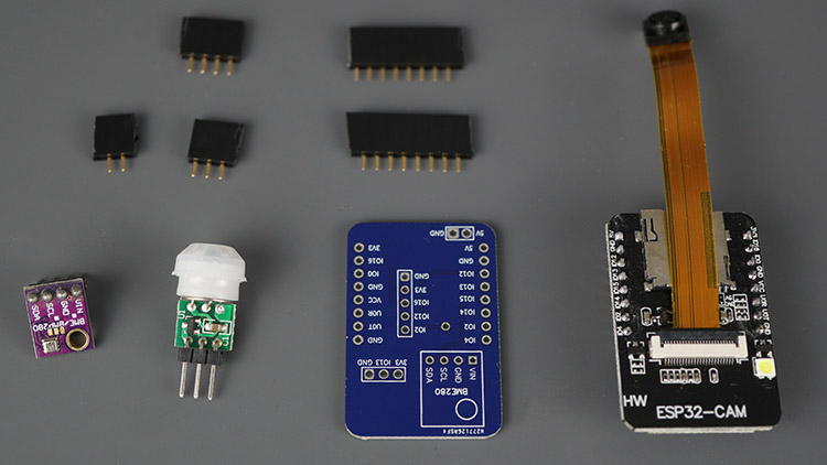 Компоненты для сборки платы расширения ESP32-CAM AI-Thinker