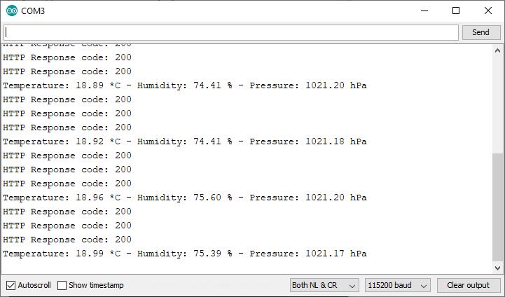 Тестирование ESP32 Клиента Serial Monitor Arduino IDE