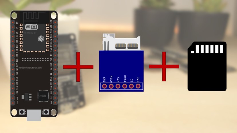 ESP32 логирование данных температуры на MicroSD карту