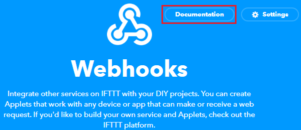 IFTTT Webhooks документация