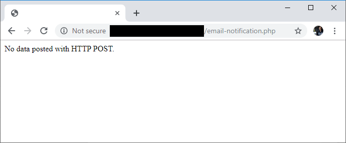 ESP32 ESP8266 тест PHP-скрипта отправки Email-уведомлений по URL