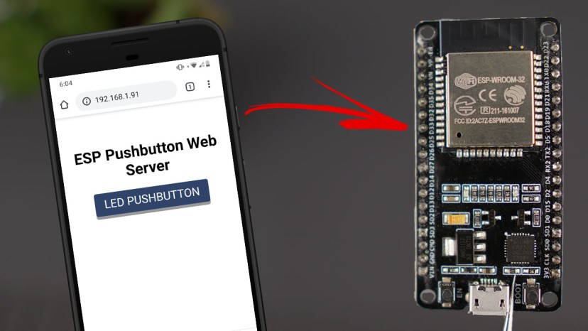 ESP32 ESP8266 Веб-сервер управление выходами с кнопкой-моменталкой Arduino IDE