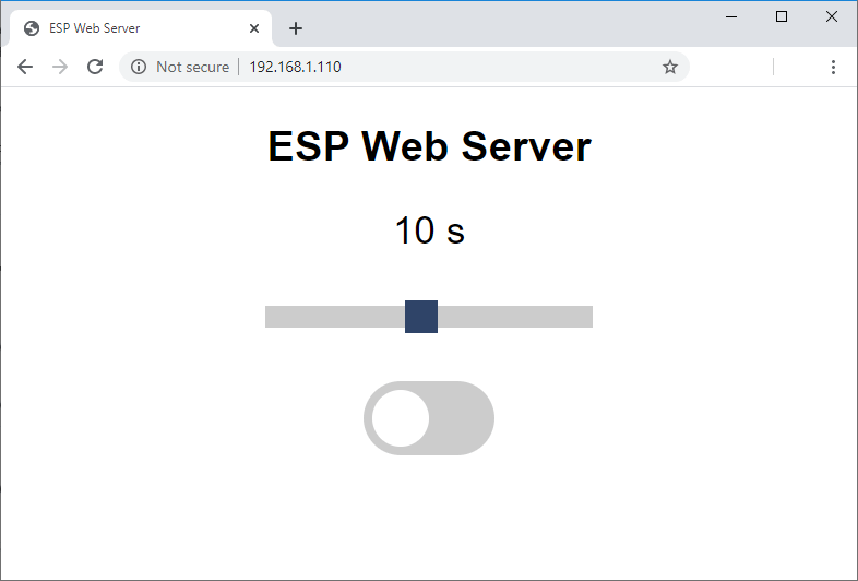 ESP32 ESP8266 NodeMCU Веб-сервер Управление выходами с таймером демонстрация
