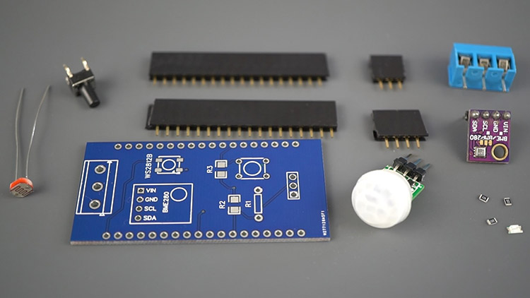 Компоненты IoT-платы ESP32