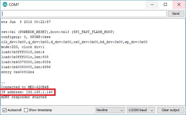 IP-адрес ESP32