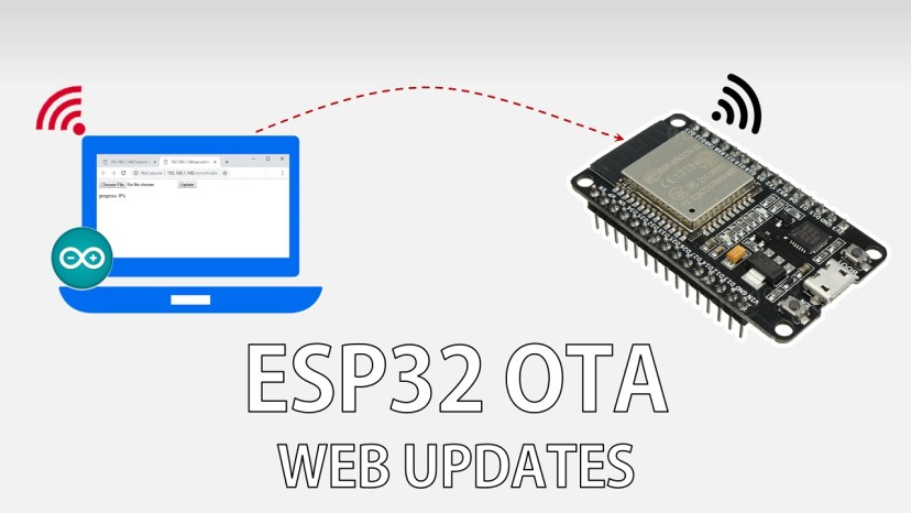 ESP32 OTA Web Updates