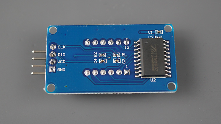 TM1637 Display Module Pins CLK DIO VCC GND