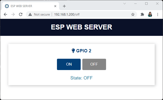 ESP32 ESP8266 управление выходами веб-сервер