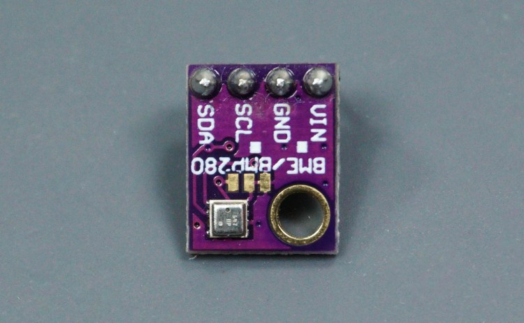 Модуль датчика BME280 I2C для считывания давления, температуры и влажности
