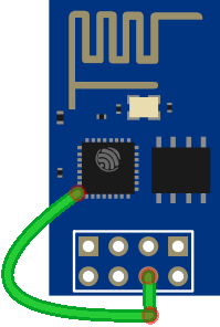 ESP8266 ESP-01 включение пробуждения по таймеру GPIO 16 к RST