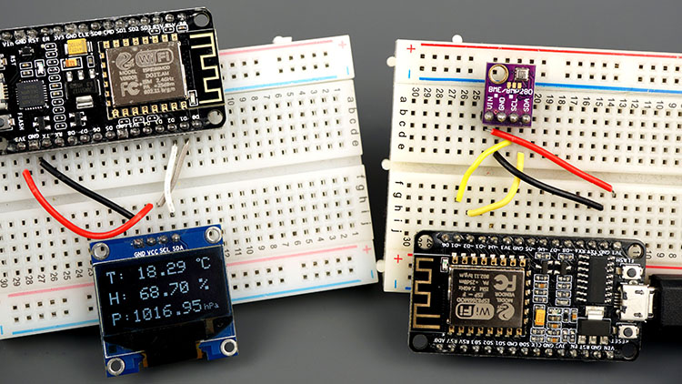 Компоненты для проекта ESP8266 клиент-сервер