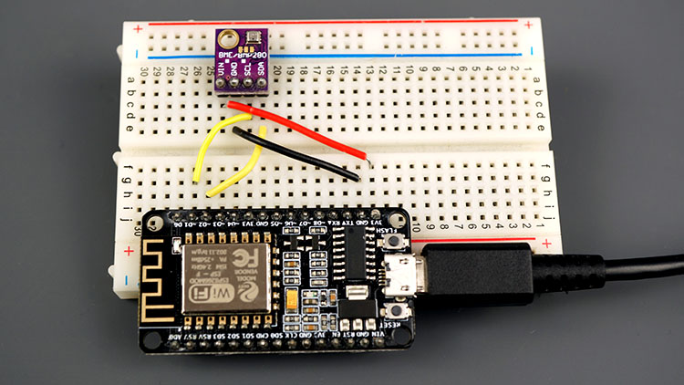 ESP8266-сервер с датчиком BME280 (температура, влажность, давление)