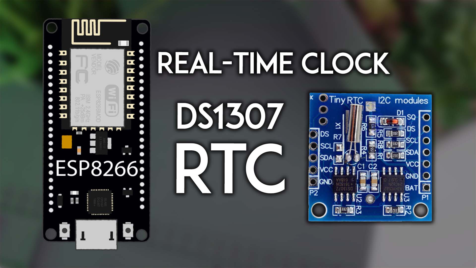 ESP8266 NodeMCU: Руководство по модулю часов реального времени DS1307 RTC Arduino IDE