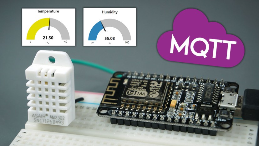 ESP8266 NodeMCU MQTT публикация показаний DHT22 или DHT11 Arduino IDE